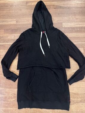 n:PHILANTHROPY Women's Black Mini Hoodie Dress - Size S
 b93